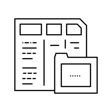 piyasa hızı bilgi satırı vektör illüstrasyonu