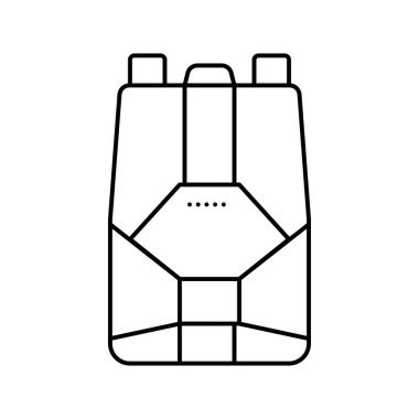 paraşüt aracı satır simgesi çizimi