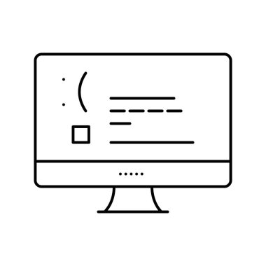 Çalışmayan İnternet sayfası simgesi vektör illüstrasyonu