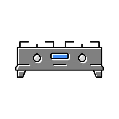 soba mutfak ekipmanı renk vektör illüstrasyonuName