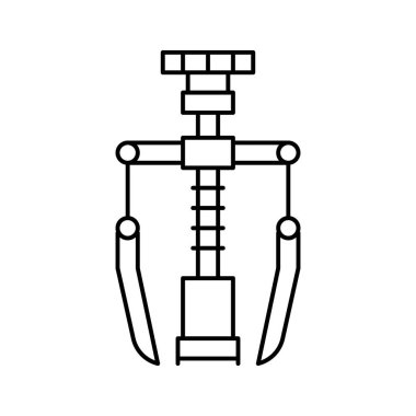 tırnak çizgisi ikon çizimi için ekipman