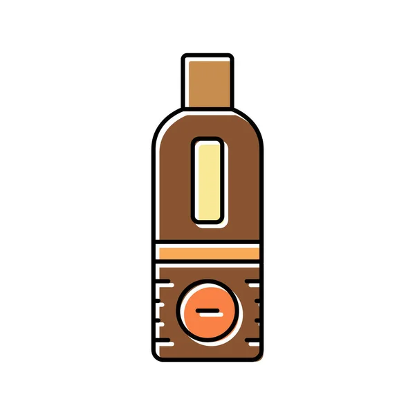 Аэрозоль для векторной иллюстрации иконки цвета бутылки для тела — стоковый вектор