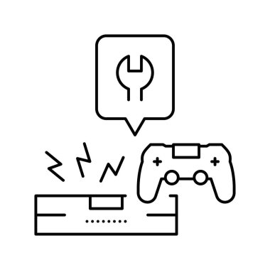 oyun konsolu onarım çizelgesi çizimi