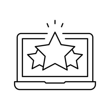 Referanssal geribildirim çizgisi vektör çizimi