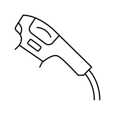 diode lazer çizgi vektör çizimi