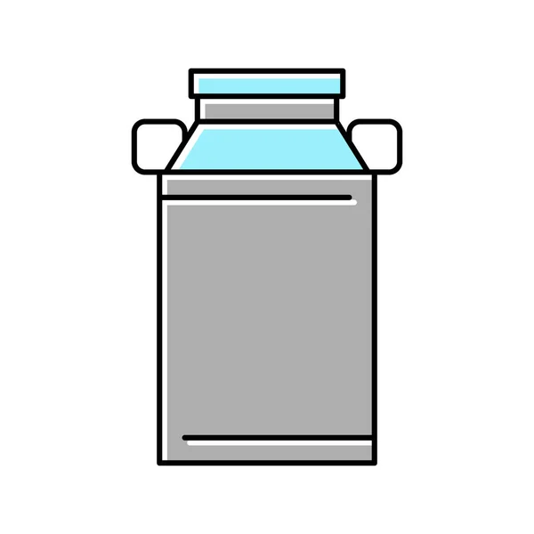 Mjölk kan färg ikon vektor illustration — Stock vektor