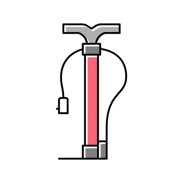 Pumpe Werkzeug Farbe Symbol Vektor Illustration — Stockvektor