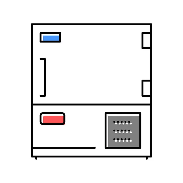 Equipamento eletrônico químico ícone de cor vetor isolado ilustração — Vetor de Stock