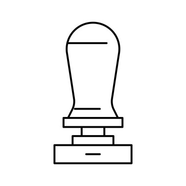 Kahve aracı satır simgesi resimlemesi kurcala