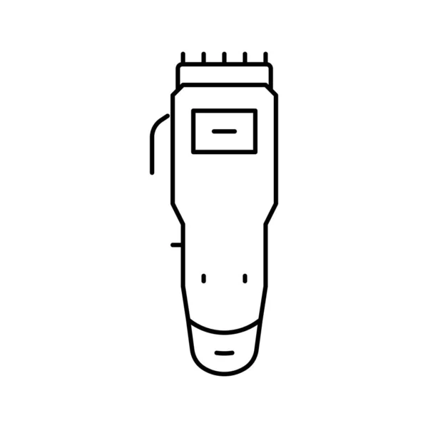 Recortador gadget línea icono vector ilustración — Archivo Imágenes Vectoriales