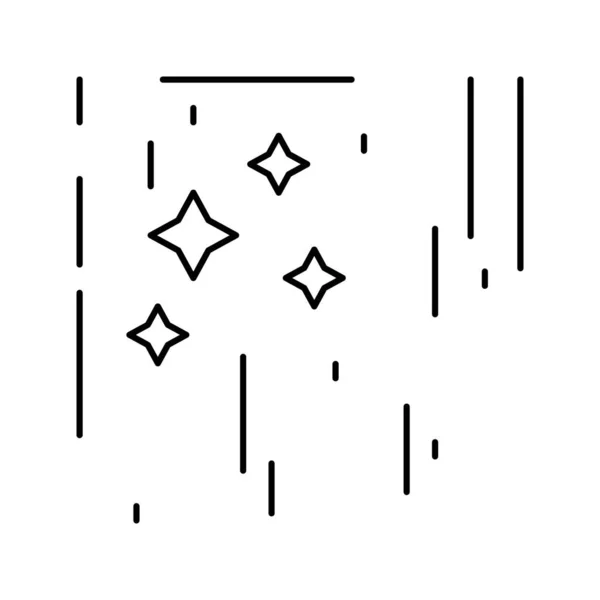 Polerad betong linje ikon vektor illustration — Stock vektor
