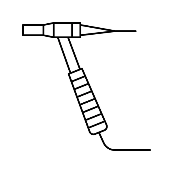 焊机线图标矢量图解 — 图库矢量图片