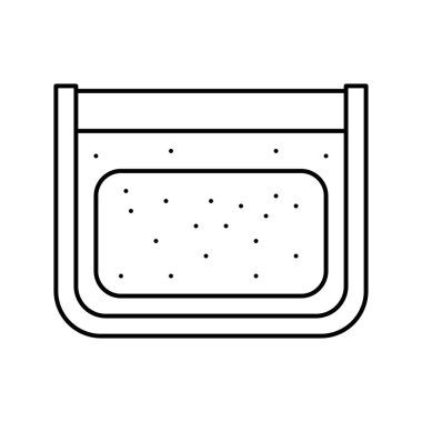 Cheesemaking fabrika ekipman hattı ikon vektör illüstrasyonu