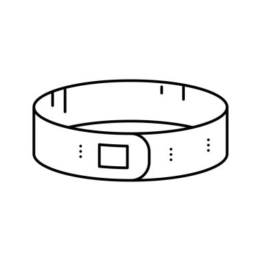 Başlık satırı ikon vektör illüstrasyonuna klip