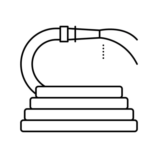 Přívod vody z ikony hadice vektorové ilustrace — Stockový vektor