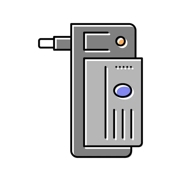 Elektryczne adapter kolor ikona wektor ilustracja — Wektor stockowy