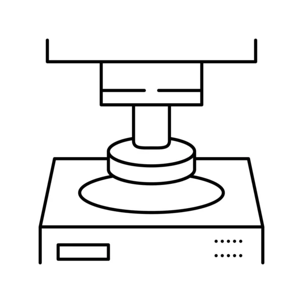 压力容器半导体生产线图标矢量插图 — 图库矢量图片