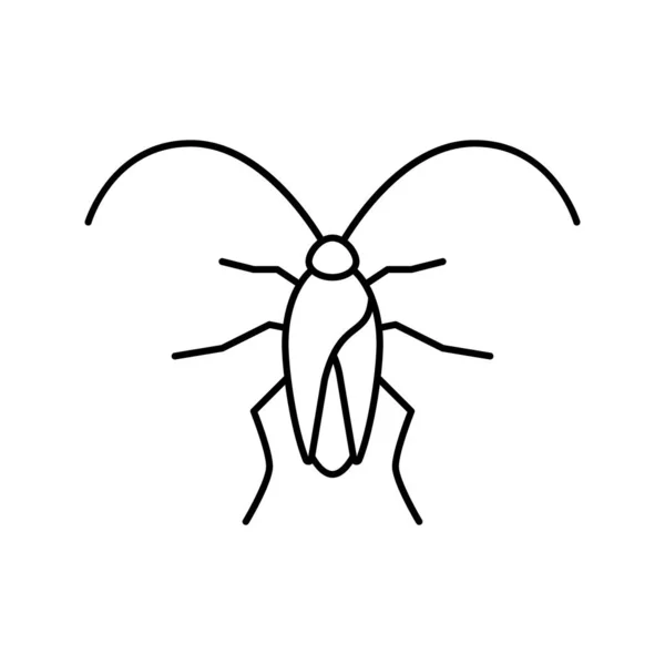 Ant insect line icon vector illustration — Stock Vector