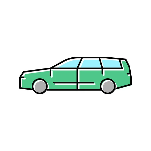 Kocsi autó színe ikon vektor illusztráció — Stock Vector
