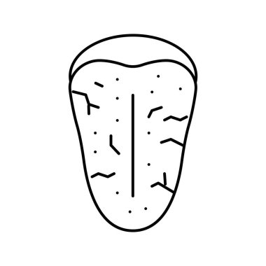 sjogrens sendromu çizgi vektör çizimi