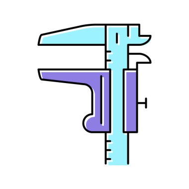 kalibre araç renk vektör illüstrasyonu