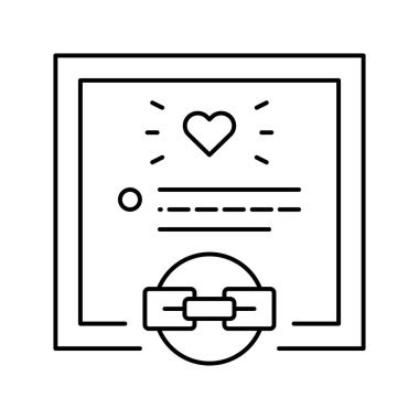 İlgili içerik satırı vektör illüstrasyonundan bağlantılar