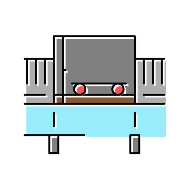 toptan işleme sistemi renk vektör illüstrasyonu