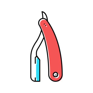 tehlikeli jilet rengi vektör çizimi