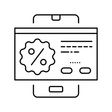 özel teklif satırı vektör illüstrasyonu