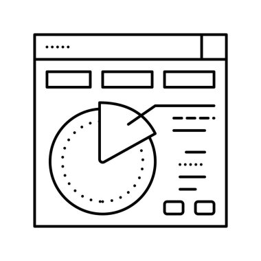 zaman çizelgesi simgesi çizim işareti