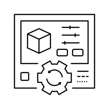 çirkin satır simgesi çizimi ayarlanıyor