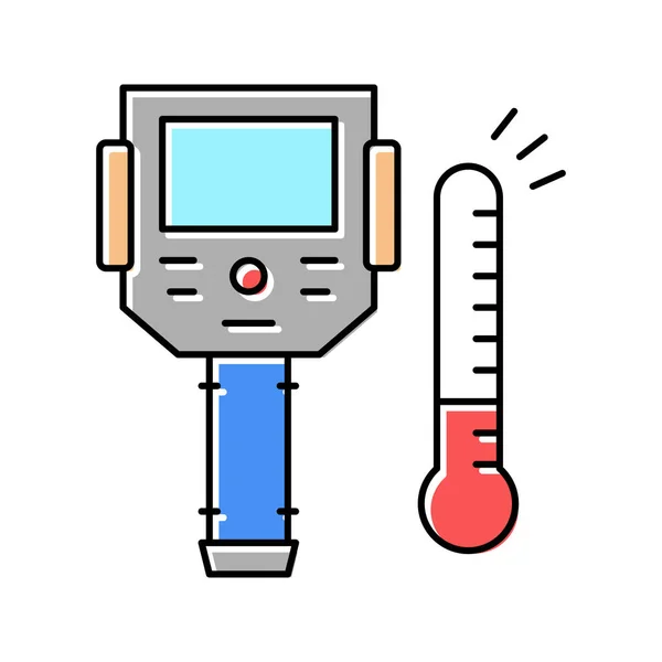 Illustrazione vettoriale icona a colori imager termica — Vettoriale Stock