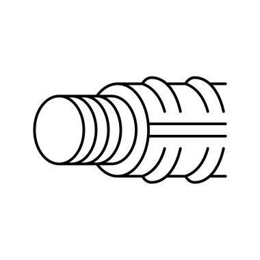 üretim çubuğu simgesi vektör illüstrasyonu