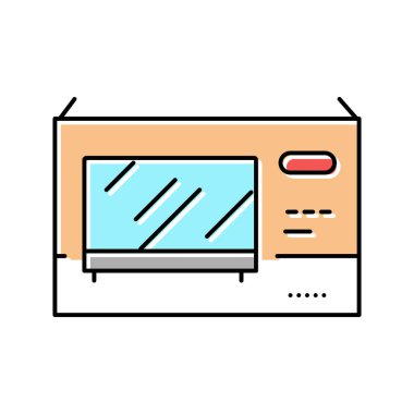 TV plazma kutusu renk vektör illüstrasyonu