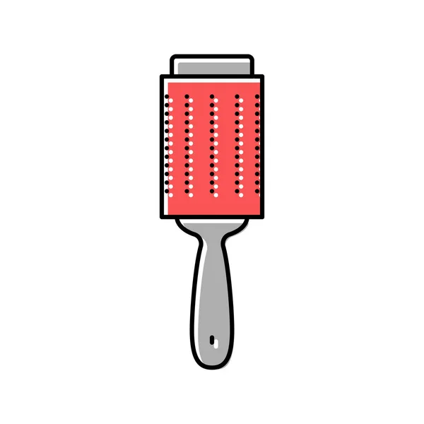 Brosse de poignée pour illustration vectorielle icône couleur entretien ménager — Image vectorielle