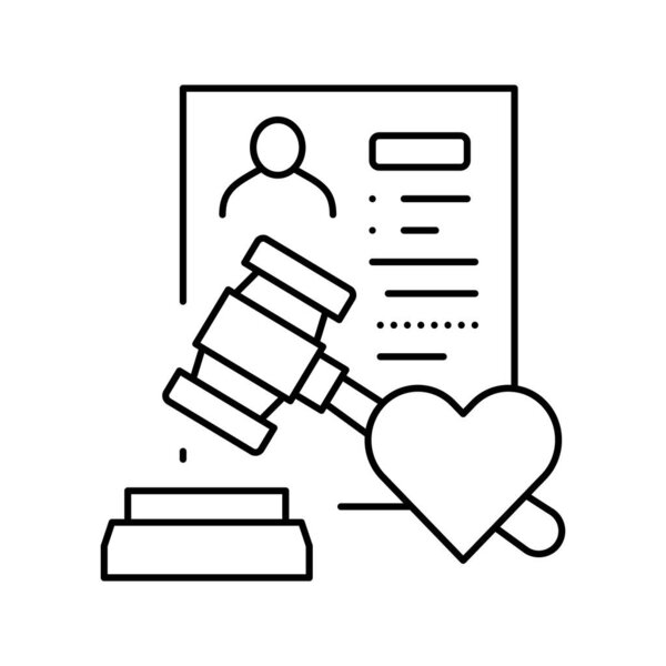 Иллюстрация вектора значка линии принятия состояния