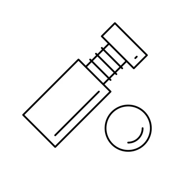 Standoff screw line icon vector illustration — Stock Vector