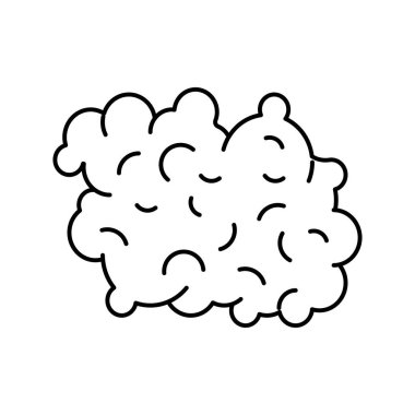 yün tekstil çizgisi vektör çizimi