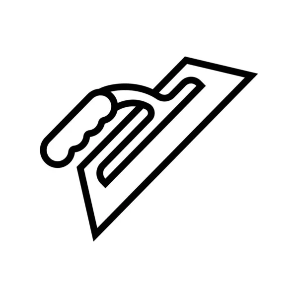 Kelle Werkzeug Linie Symbol Vektor Illustration — Stockvektor