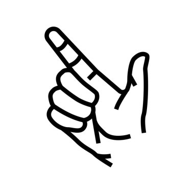 Tıklama satırı vektör illüstrasyonuna bas