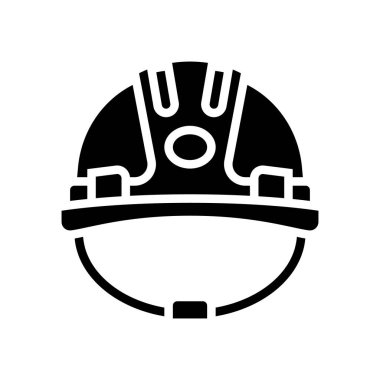 Kask geliştirici sembol vektör çizimi