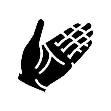 glifin vektör illüstrasyonuna yardım et