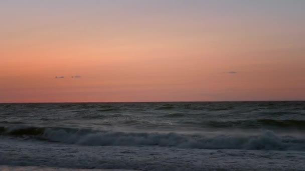 Festői vörös-tengeri naplemente — Stock videók