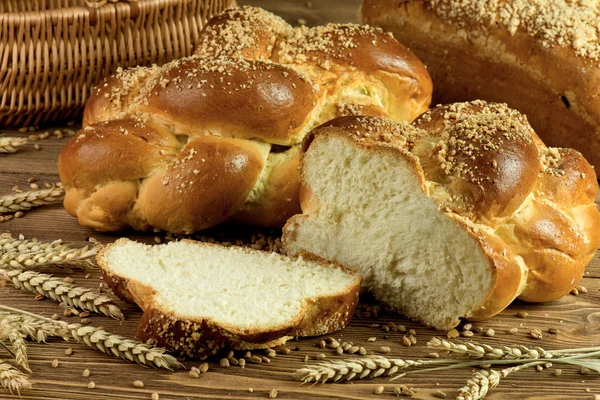 Kawałki słodkiego chleba Zdjęcia Stockowe bez tantiem