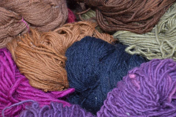 renkli yün örme için 