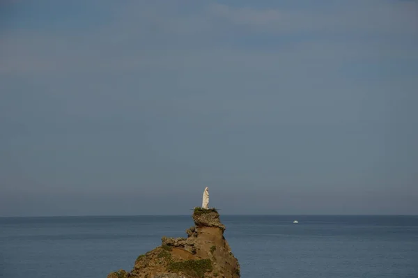 Skała Dziewicy Biarritz — Zdjęcie stockowe