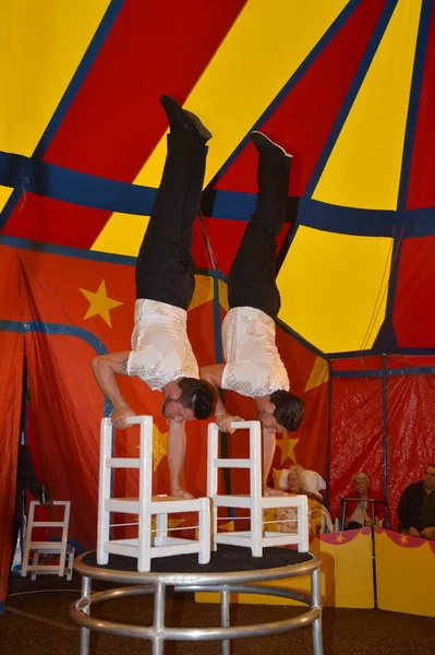 Zoom Auf Einen Vintage Circus — Stockfoto