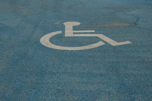 Disabled Parking Sign Handicap Sign — Foto Stock