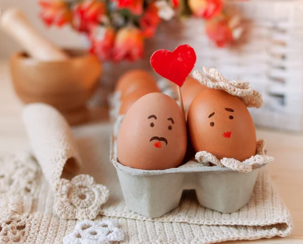 Loves eggs — Stock Photo, Image