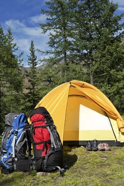 Un campamento de amor — Foto de Stock